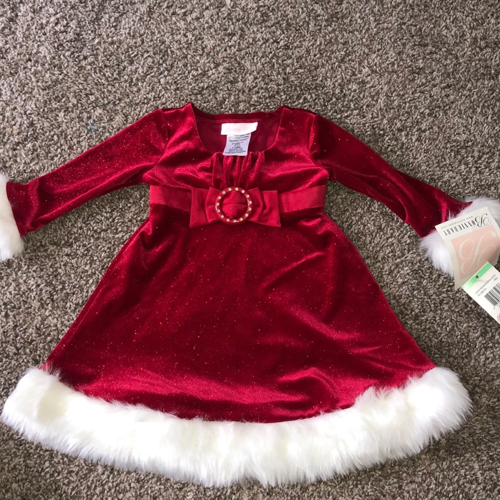 Girls Santa dress